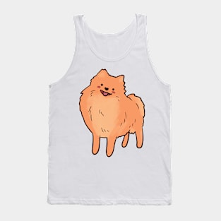 Funny pomeranian illustration Tank Top